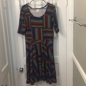 LuLaRoe Nicole Dress 2XL